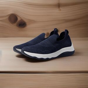 Clarks Women’s Circuit Path Sneakers Shoes Clarks Slip On Size 10 M Navy Blue